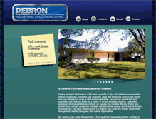 Tablet Screenshot of debron-electronics.com